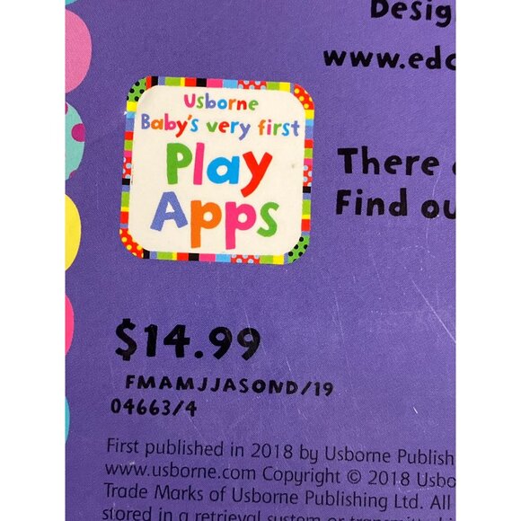 Usborne Babys Very First Slide And See Nighttime Board Book - Picture 6 of 16